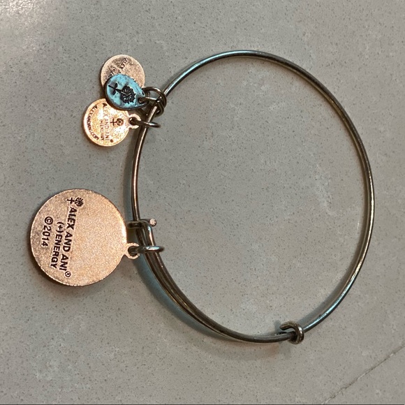 Alex and Ani Silver Energy 2014 Bracelet - Picture 3 of 4
